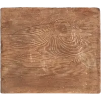 Плитка тротуарная Дощечки 395x345 мм красно-коричневый