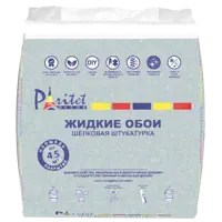 Жидкие обои текстурные Paritet B50 0.9 кг цвет синий