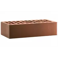 Кирпич облицовочный ЛСР M175 красный флэш темный гладкий 250x120x65 мм 1 НФ