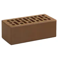 Кирпич облицовочный Воротынский M150 терракотовый гладкий 250x120x88 мм 1.4 НФ