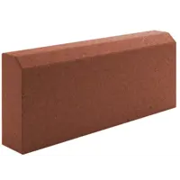 Бордюр тротуарный 500x200x80 мм терракотовый