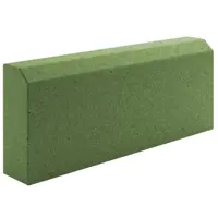 Бордюр тротуарный 500x200x80 мм зеленый