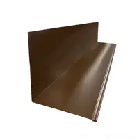 Планка примыкания верхняя 150x150 мм 2 м 0.4 мм RAL 8017 коричневый