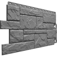 Фасадная панель Dacha слоистый камень 930x406 мм серый 0.38 м²