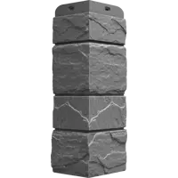 Угол Docke слоистый камень 406x19.5 мм серый