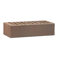 Кирпич облицовочный ЛСР M175 светло-коричневый флэш гладкий 250x120x65 мм 1 НФ