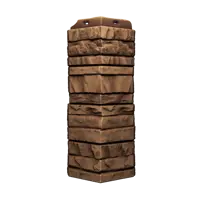 Угол наружный для фасадных панелей Döcke цвет кедровый орех