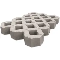 Газонная решетка 600x400x80 мм серый