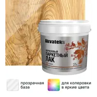 Лак паркетный Akvateks акриловый полуматовый бесцветный 0.75 л