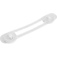 Гибкий фиксатор силикон цвет прозрачно-белый 4 шт.