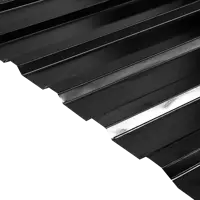 Профнастил С20B 0.45 мм 1150x2000 м RAL 9005 черный