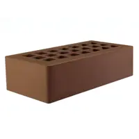 Кирпич облицовочный Железногорск M200 темно-коричневый гладкий 250x120x65 мм 1 НФ