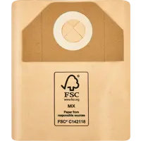 Мешки бумажные для пылесоса Dexter NJTV0070ZB01 20 л, 5 шт.