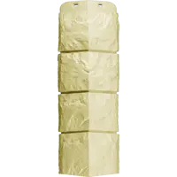 Угол наружный под камень Döcke цвет кешью