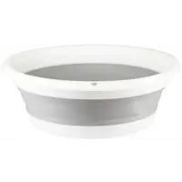 Таз складной круглый Idea Флекс 10 л полипропилен цвет серый