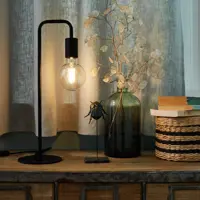 Настольная лампа Inspire «Lina» E27XMAX40W цвет черный