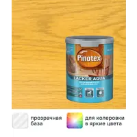 Лак для стен на водной основе Pinotex Lacker Aqua 10 цвет прозрачный матовый 1 л