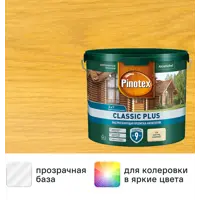 Пропитка Pinotex Classic Plus полуматовая прозрачный 2.5 л