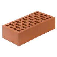 Кирпич строительный рядовой пустотелый Volgabrick M200 250x120x65 мм 1 НФ