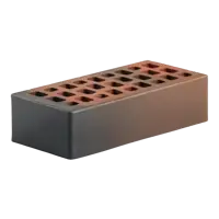 Кирпич облицовочный Volgabrick M200 Амур коричневый флэш гладкий 250x120x65 мм 1 НФ