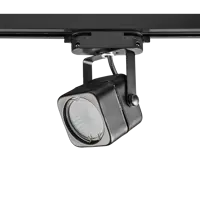 Трековый светильник Volpe Q320 под лампу GU10 50 Вт 10 м² цвет черный