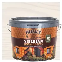 Воск-лазурь Husky Siberian полуматовый белый 9