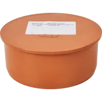 Заглушка Хемкор d110 мм пластиковая для наружной канализации