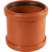 Муфта соединительная Хемкор d110 мм пластиковая для наружной канализации