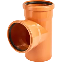 Тройник Хемкор d110 мм 87° пластиковый для наружной канализации