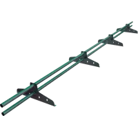 Снегозадержатель для металлической кровли трубчатый Docke 3 м RAL 6005 зеленый