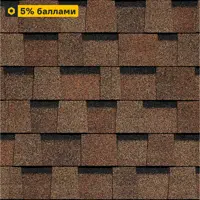 Гибкая черепица ламинированная Docke Pie Dragonsiberia светло-коричневая 2.38 м²