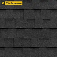 Гибкая черепица ламинированная Docke Pie Dragonsiberia серый 2.38 м²