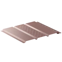 Софит металлический с перфорацией 2 м 0.45 мм RAL Коричневый