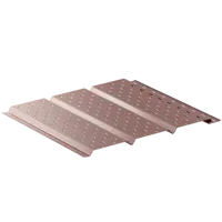 Софит 2000 мм сплошной цвет коричневый