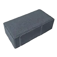 Плитка тротуарная вибропрессованная 100x200x60 мм цвет черный