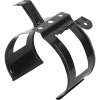 Хомут для водосточной трубы Интерпрофиль 90 мм серый