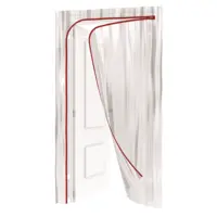 Пленочная дверь на молнии тип L 1x2.2 м