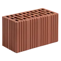 Кирпич облицовочный Volgabrick ТК М200 красный 250x120x140 мм 2.1 НФ