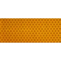 Катафот дорожный 100x40 мм желтый