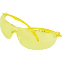 Очки защитные открытые Dexter желтые с защитой от запотевания