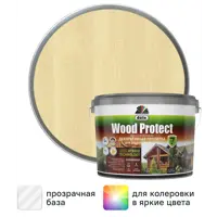 Пропитка для дерева Dufa Wood Protect полуматовая бесцветная 9 л