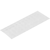 Катафот дорожный прямоугольный 40x100 мм цвет белый