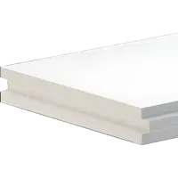 Плита гипсовая пазогребневая (ПГП) 667x500x80 мм полнотелая