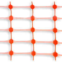 Сетка аварийного ограждения 45 мм x 0.095 м цвет оранжевый