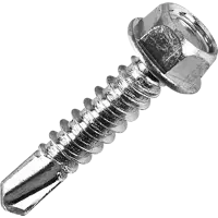 Саморезы кровельные по дереву с пресс-шайбой 5.5x25 8 шт.