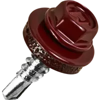 Саморезы кровельные по металлу с пресс-шайбой RAL 3005 4.8x19 10 шт.