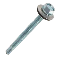 Саморезы кровельные по металлу с пресс-шайбой 6.3x70 4 шт.