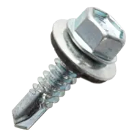 Саморезы кровельные по металлу с пресс-шайбой 6.3x25 80 шт.