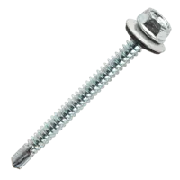 Саморезы кровельные по металлу с пресс-шайбой 6.3x70 30 шт.