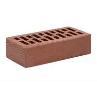 Кирпич облицовочный Керамин М150 коричневый рифленый 250x120x65 мм 1 НФ